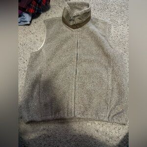 Lands end wool vest